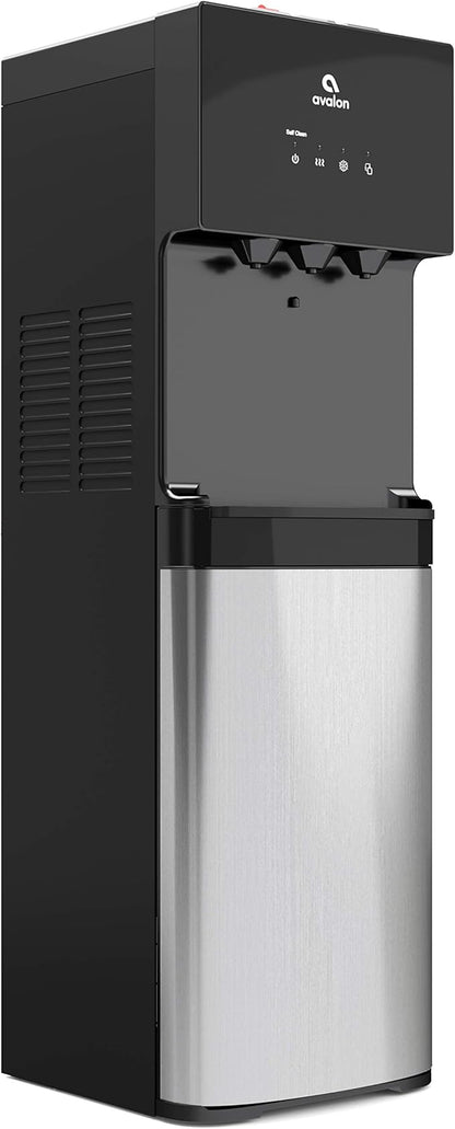 Avalon A4BLWTRCLR Bottom Loading Water Cooler Water Dispenser - 3 Temperature Settings - Hot, Cold & Room Water, Durable Stainless Steel Cabinet, Bottom Loading - UL/Energy Star Approved