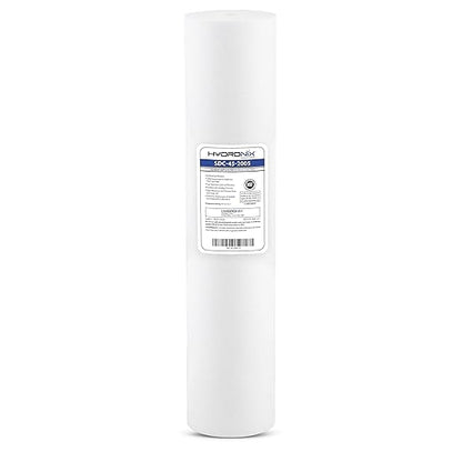 Hydronix SDC-45-2005 Whole House or Commercial NSF Polypropylene Sediment Water Filter Cartridge 4.5" x 20" - 5 micron