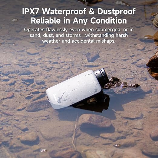 Nawaza Portable Electric Water Filter, 0.01 Micron Camping Water Purifier, One-Touch Outdoor Water Filtration for Hiking, Emergency & Survival
