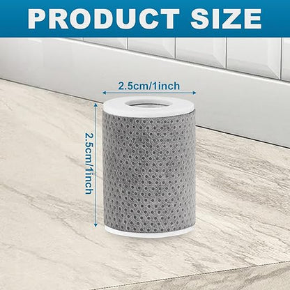 8 PCS Faucet Filter Cartridge Replacement for Kitchen & Bathroom Sink, 8 Carbon Fiber for Faucet Extender Improve Water Conditions Removes Chlorine Fluoride Heavy Metal