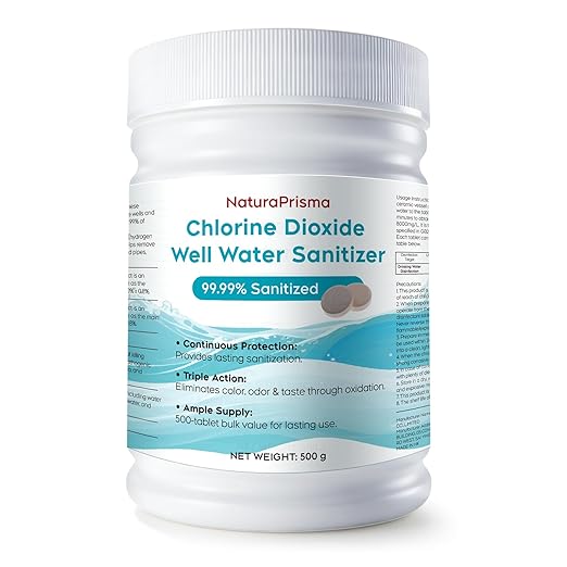 Powerful Well Water Purifier – Effectively Helps Reduce Iron Buildup & Sulfur Odors – Easy DIY Solution for Cleaner, Fresher-Tasting Water – Food-Grade Formula