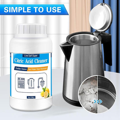 Distiller Descaler Citric Acid Cleaner - 1 Lb Bulk Citric Acid Powder for Cleaning Water Distillers, Hard Water Stain Remover for Hot Water Dispenser Electric Kettle