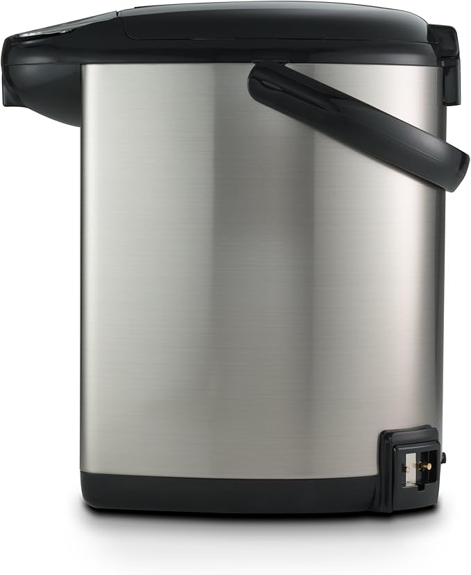 Tiger PDU-A50U-K Electric Water Boiler and Warmer, Stainless Black, 5.0-Liter