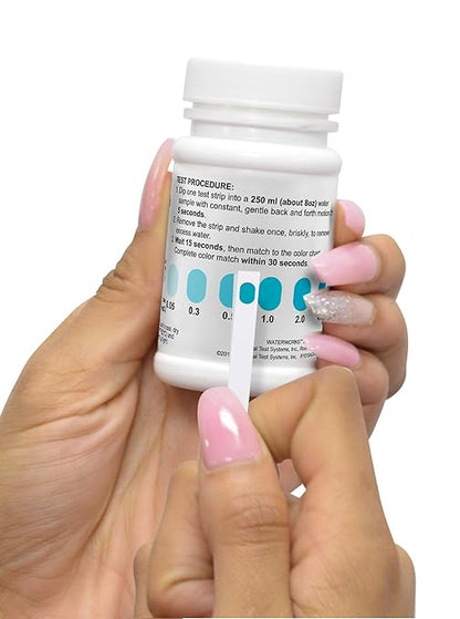 Industrial Test Systems Sensafe 481015 Peroxide Test Strip, Low Range, 50 Seconds Test Time, 0.05-4 ppm Range (Bottle of 50)