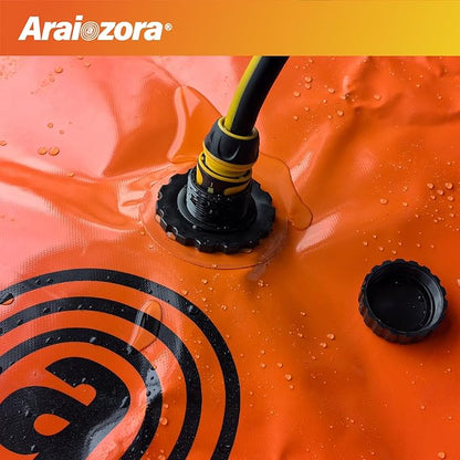 AraiozoraFoldable Water Bladder Tank,240 Gal/1000L Portable Large Capacity Soft Water Bag Storage Container