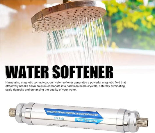 DN15/20 Stainless Steel Non-Salt Magnetic Water Softener for House Scale Prevention(1 2in DN15)
