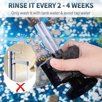 Pawfly Aquarium Bio Sponge Filter Quiet Betta Fry Shrimp and Small Fish Foam Filter for Fish Tank up to 30 Gallons