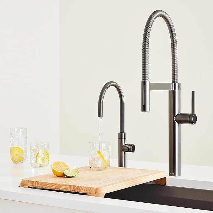 Blanco 527475 Culina II Pull-Down Semi-Pro Kitchen Faucet - 1.5 GPM - Satin Dark Steel