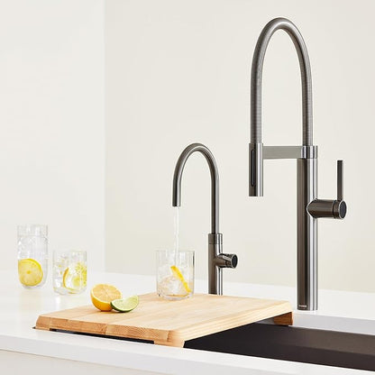 Blanco 527475 Culina II Pull-Down Semi-Pro Kitchen Faucet - 1.5 GPM - Satin Dark Steel