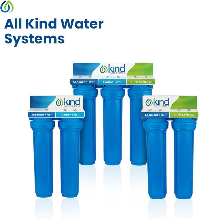 Kind Water Systems Kind Water 5-Micron Sediment Filter Replacement – Kind & Evo E-1000/E-2000/E-3000 Whole House Systems – Includes O-Ring & Lubrication – 6–12 Month Filter
