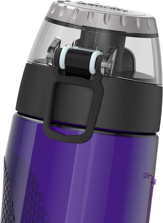 THERMOS 24 Ounce Tritan Hydration Bottle with Meter, Purple (Pack of 6)