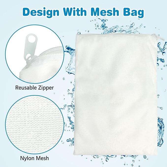 250 g/0.55 lb Aquarium Filter Media Filtration Resin with Mesh Bag Removes Driftwood for Freshwater and Saltwater Small Fish Tank