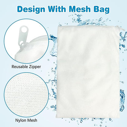 250 g/0.55 lb Aquarium Filter Media Filtration Resin with Mesh Bag Removes Driftwood for Freshwater and Saltwater Small Fish Tank