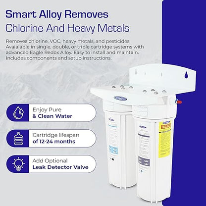 Fluoride Under Sink Water Filter System | Double | Crystal Quest