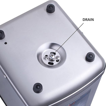 Ready Hot 41-RH-200-F560-CH Instant Hot Water Dispenser System, 2.5 Quarts, Manual Dial Dual Lever Hot and Cold Water Faucet Polished Chrome