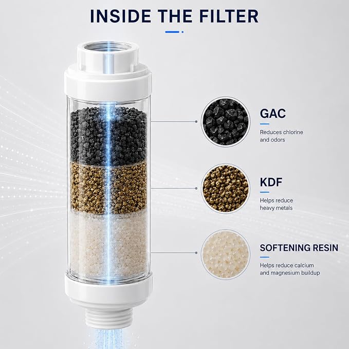 H&G lifestyles Misting System Calcium Inhibitor Filter for Patio | Misters Inline Water Filter Effectively Reduce Hard Water Spots, Soften Water (Pack of 2)