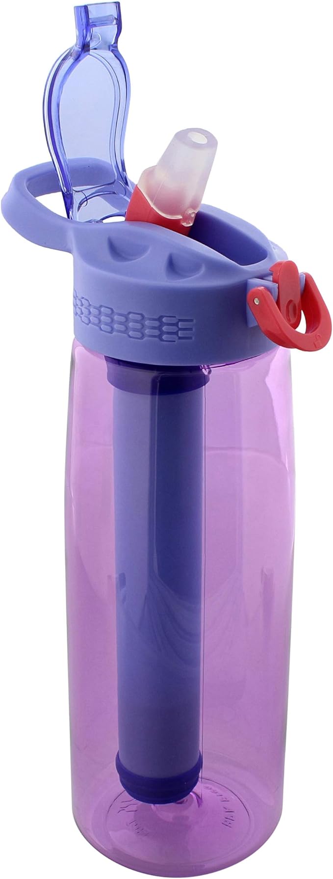 SDS Water Filter Bottle - Filtering Water Bottle Filter Travel Accessory for Safe Drinking Camping Water Purifier