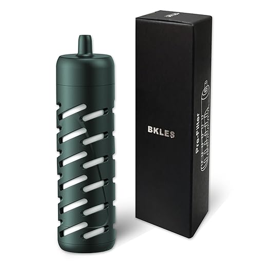 Pre-Filter Replacement Set for the BKLES BK2000 or BK3000 Electric Portable Camping Water Filter - Green Color