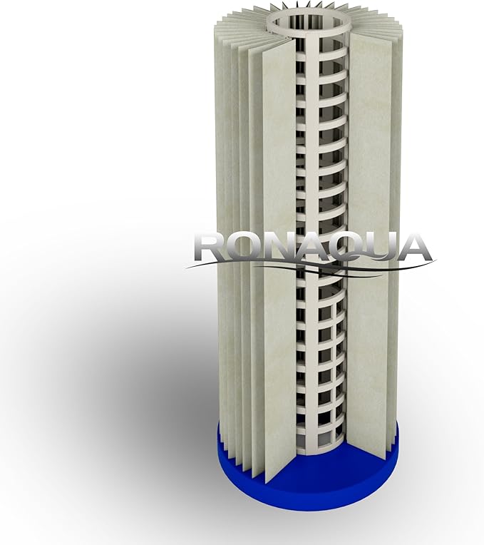 Pleated Sediment Water Filter Cartridge 9.87”x 2.5” Amplified Surface Area, Removes Sand, Dirt, Rust, Extended Filter Life WELL-MATCHED with WHKF-WHPL, 801-50, WB-50W, WFPFC3002, SPC-25-1050