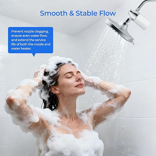 R24162-NA Showerhead Filter Replacement, Compatible with Kohler Aquifer Filtered Showerhead R24670 or Kohler Aquifer Shower Filter R24612, 2 Pack