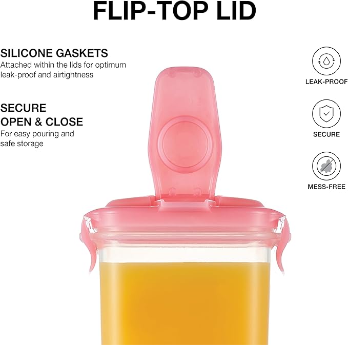 LocknLock Aqua Fridge Door Water Jug | Clear Pitcher | BPA Free Plastic Pitcher with Lid | 2 Quart Pitcher with Lid for Water, Juice, Tea & More Beverages, Pink