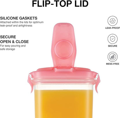 LocknLock Aqua Fridge Door Water Jug | Clear Pitcher | BPA Free Plastic Pitcher with Lid | 2 Quart Pitcher with Lid for Water, Juice, Tea & More Beverages, Pink