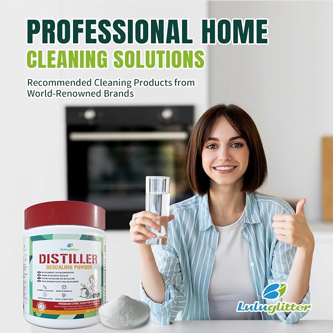 Distiller Descaler 300g Citric Acid Cleaner for Water Distillers Universal | Citric acid formula, Descaling agent, Water distiller compatible, Residue removal