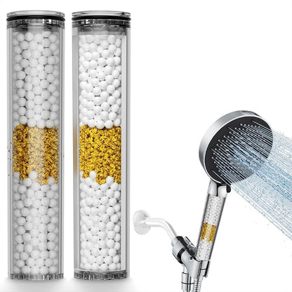 Shower Filter Only for SR SUN RISE Handheld Shower Head, 2-Pack Replacement Filters for Hard Water, NSF Certified 99% Chlorine Removal - Reduces Dry Itchy Skin