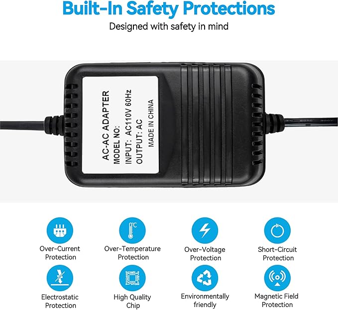 24V AC/AC Adapter Compatible with Aquasure Harmony AQT-56SE-SMBP AQT56SE-SM-3BP Water Softener Digital Meter Control Valve AP-HS-Head Mingway MWY-DH120-AC2400450 Power Supply Cord