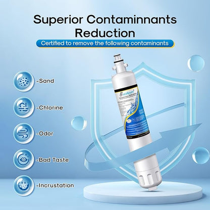 EXCELPURE RPWF Replacement for GE RPWF (Not RPWFE), RWF1063, RWF3600A, WSG-4, DWF-36, R-3600, MPF15350, OPFG3-RF300, BCF77, Refrigerator Water Filter, 1PACK