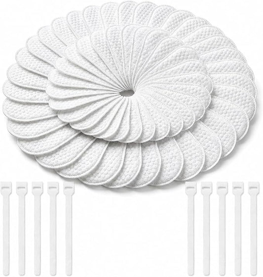 100Pcs Faucet Filter Bags for Kitchen Sink, Faucet Filter Cotton Bag for Water Sediment Reduction, Anti-Splash, Easy Installation