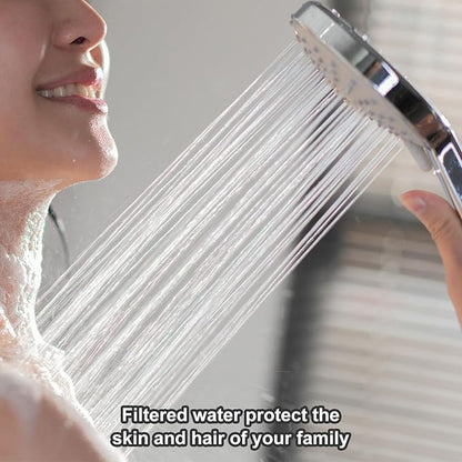 uxcell 12 Pcs Shower Head Filter 3.1 Inch PP Cotton Filter Cartridge Replacement High-Pressure Handheld Fan Shower Jet Sets