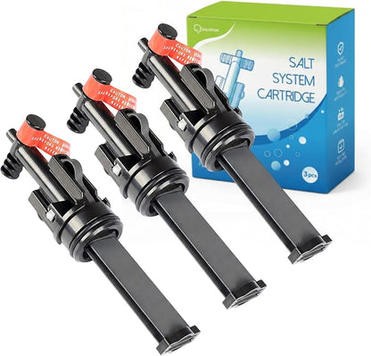 Salt Water System Replacement Cartridge for Hot Spring Spas (Black, 6-Pack) | Efficiently generates chlorine for crystal clear, soothing spa water.