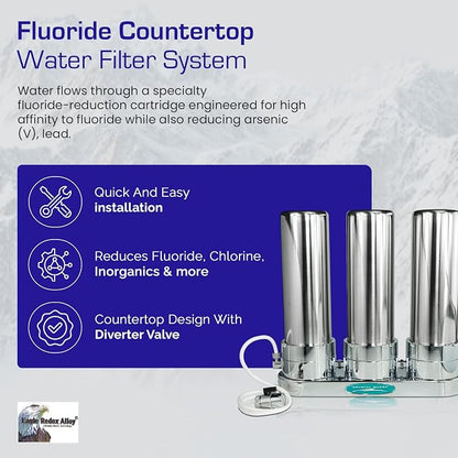 Fluoride Countertop Water Filter System