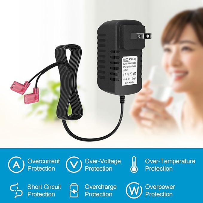 7351054 Water Softener Power Transformer, for Whirlpool Kenmore GE and more water softener, 24V DC Adapter Replacement for 7337482