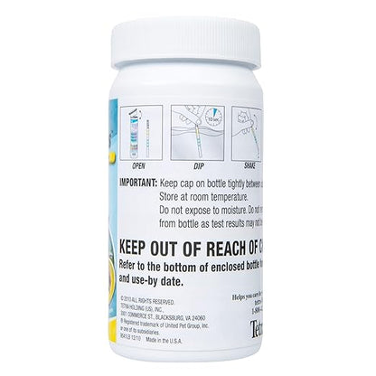 Tetra Non-Toxic Ammonia Test Strips - 100 Count (Pack of 10)