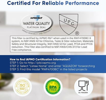 PUREPLUS ADQ747935 NSF 53&42 Certified Replacement for LT1000P LT1000 Kenmore Elite 9980 LT1000PC, MDJ64844601 ADQ74793501, LMXS28626S, LFXS26973S, LT120F Refrigerator Water, 3Pack