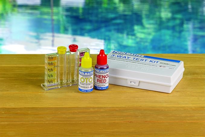Poolmaster 22240 3-Way Swimming Pool or Spa Water Test Kit with Case