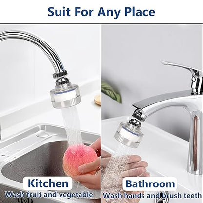 6 Pcs Sink Water Filter Elements, Universal Sink Faucet Filter Elements, Sink Faucet Filter Removes Hard Water, Water Filtration & Softeners, Faucet Sprayer Attachment(Faucet Not Included)