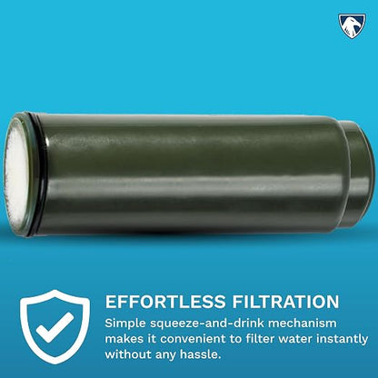 Survivor Filter - Ultra Filter Replacement | USA Tested - for Survivor Filter Emergency Water Filter Straw L600