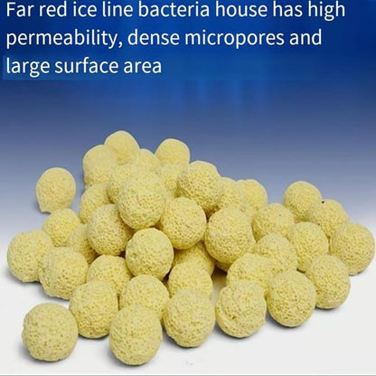 Filter Media 2500g 5.5lb Bio Balls | Aquarium Filter, Pond Filter Media, Fish Tank Filter Media, Ceramic Rings, With Mesh Bag