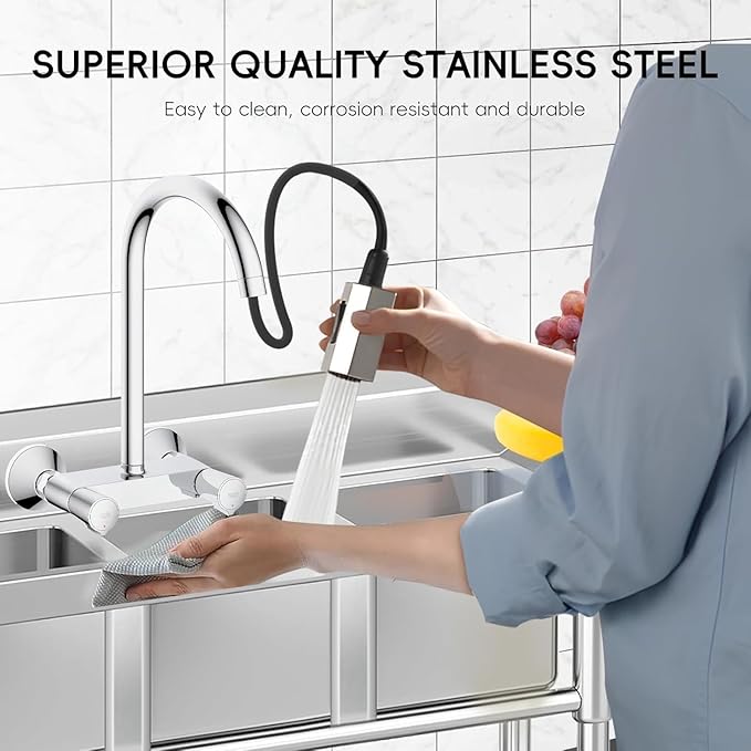 Garvee Stainless Steel 3 Compartment Commercial Sink, 11x19 Inch Basins with 2 Drainboards, NSF Certified Undermount Utility Sink for Restaurant Kitchen Bar