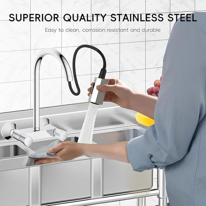 Garvee Stainless Steel 3 Compartment Commercial Sink, 11x19 Inch Basins with 2 Drainboards, NSF Certified Undermount Utility Sink for Restaurant Kitchen Bar