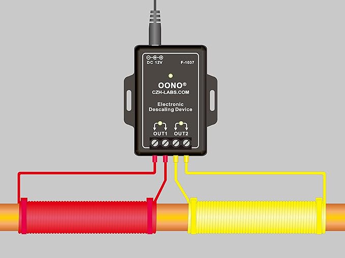 OONO Electronic Descaler Water Conditioner Hard Water Softener, Alternative Water Softener