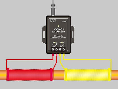 OONO Electronic Descaler Water Conditioner Hard Water Softener, Alternative Water Softener