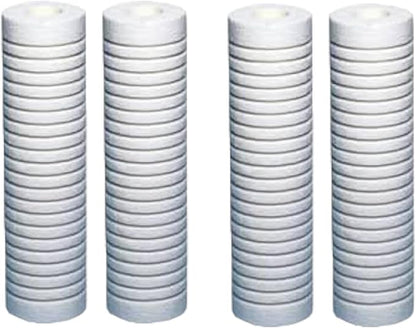 CFS – Standard Capacity Grooved Water Filter Cartridges Compatible with Whirlpool WHKF-GD05 Models – Removes Bad Taste and Odor – Whole House Replacement Filter Cartridge (4 Pack)