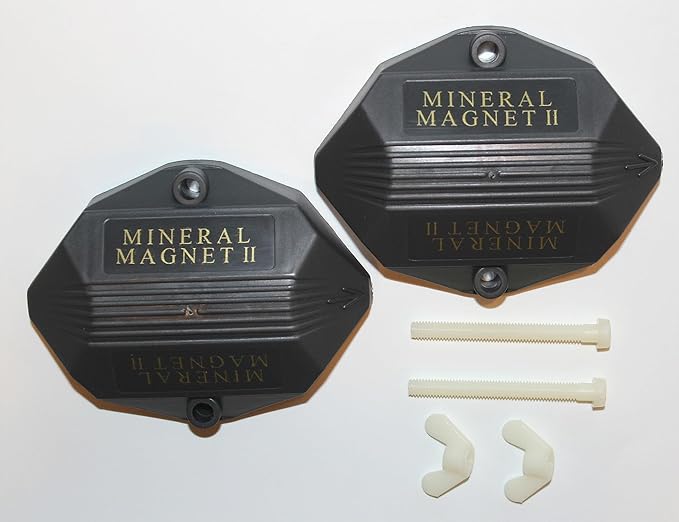 Magnetic Water Conditioner and Softener - Salt-Free Water Descaler for Hard Water Treatment - Eco-Friendly & Easy Install for Homes, Condos and Apartments. USA Designed and owned.