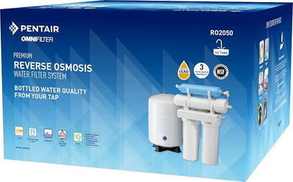 Pentair OMNIFilter RO2050 4-Stage Reverse Osmosis System, NSF Certified