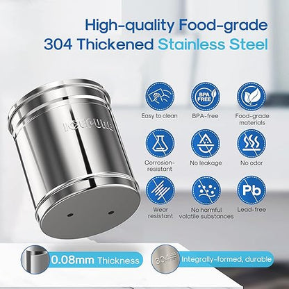 ICEPURE 3G Gravity Water Filter System with Water Level Window, Multi-Stage Filter, Stainless Steel Countertop Gravity fed Filtration with 4 Filters and Stand Reduce Microplastics, Lead & Total PFAS