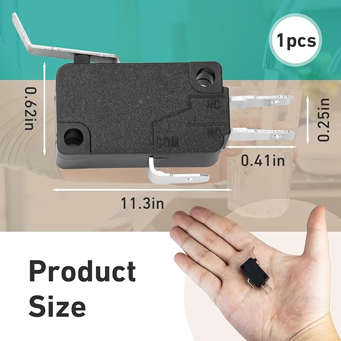 7305150 Water Softener Rotor Position Switch Compatible with GE Kenmore Softener 7030705 7030713 9001800 WS21X10003 Models(Black)